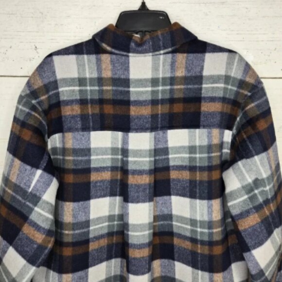 Rails Jaro Plaid Button Up Long Sleeve Coat - Picture 3 of 4